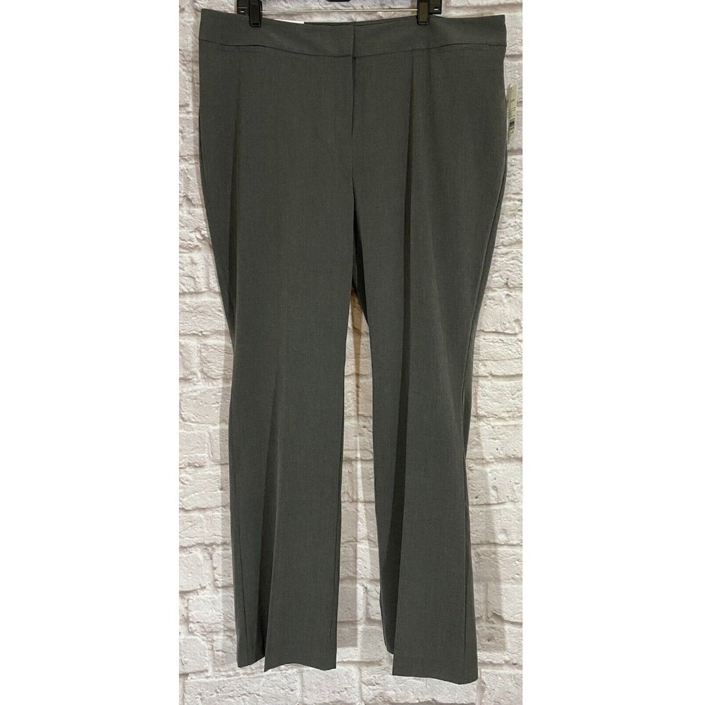 THE LIMITED 18W PANTS NEW $79 LEXIE BOOTCUT HIGH RISE CLASSIC RELAXED‎ GRAY 8602